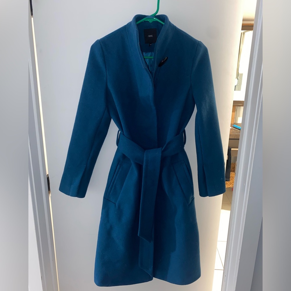 Super cute blue king dress coat